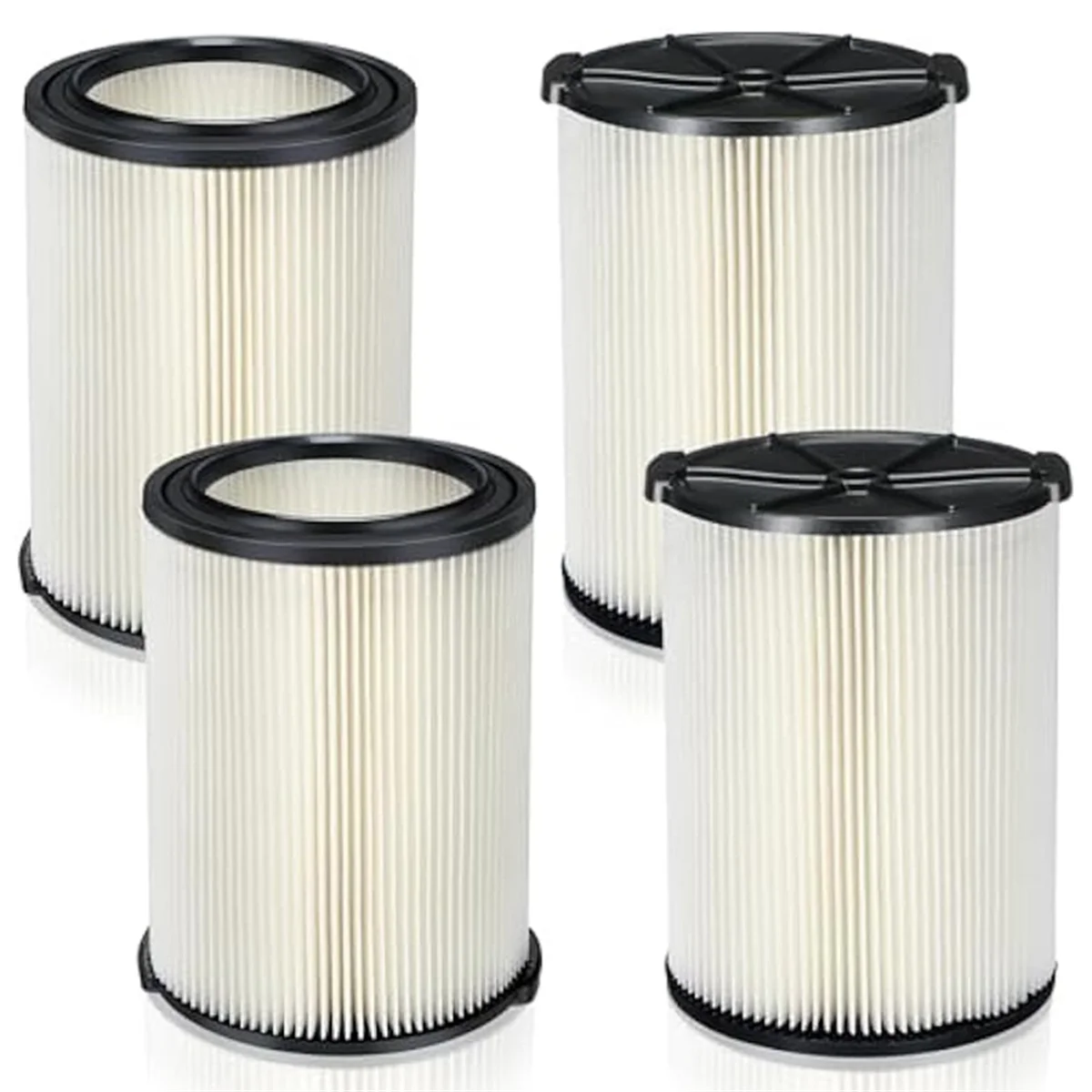 Filtro Vf4000 Da 4 Pezzi Per Aspirapolvere Ridgid 72947 Vacs Da 5-20 Galloni Per Parti Sottovuoto Rv2400A Rv2600B Wd5500 Wd0671