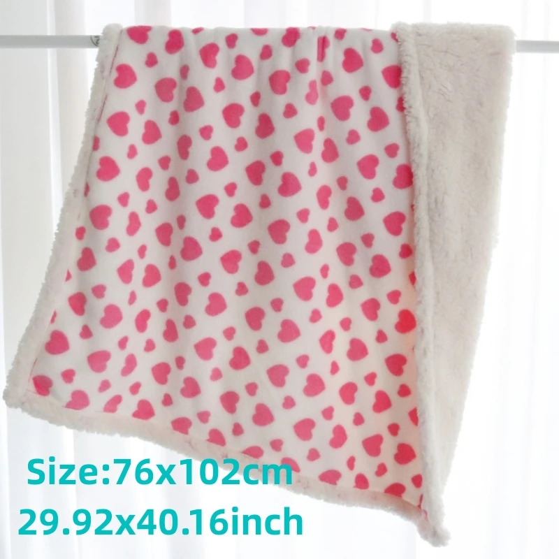 Baby Blanket Warm Fleece Thermal Newborn Soft Stroller Sleep Cover Baby Boys Girls Bedding Swaddle Wrap Kids Thick Blanket Quilt 3