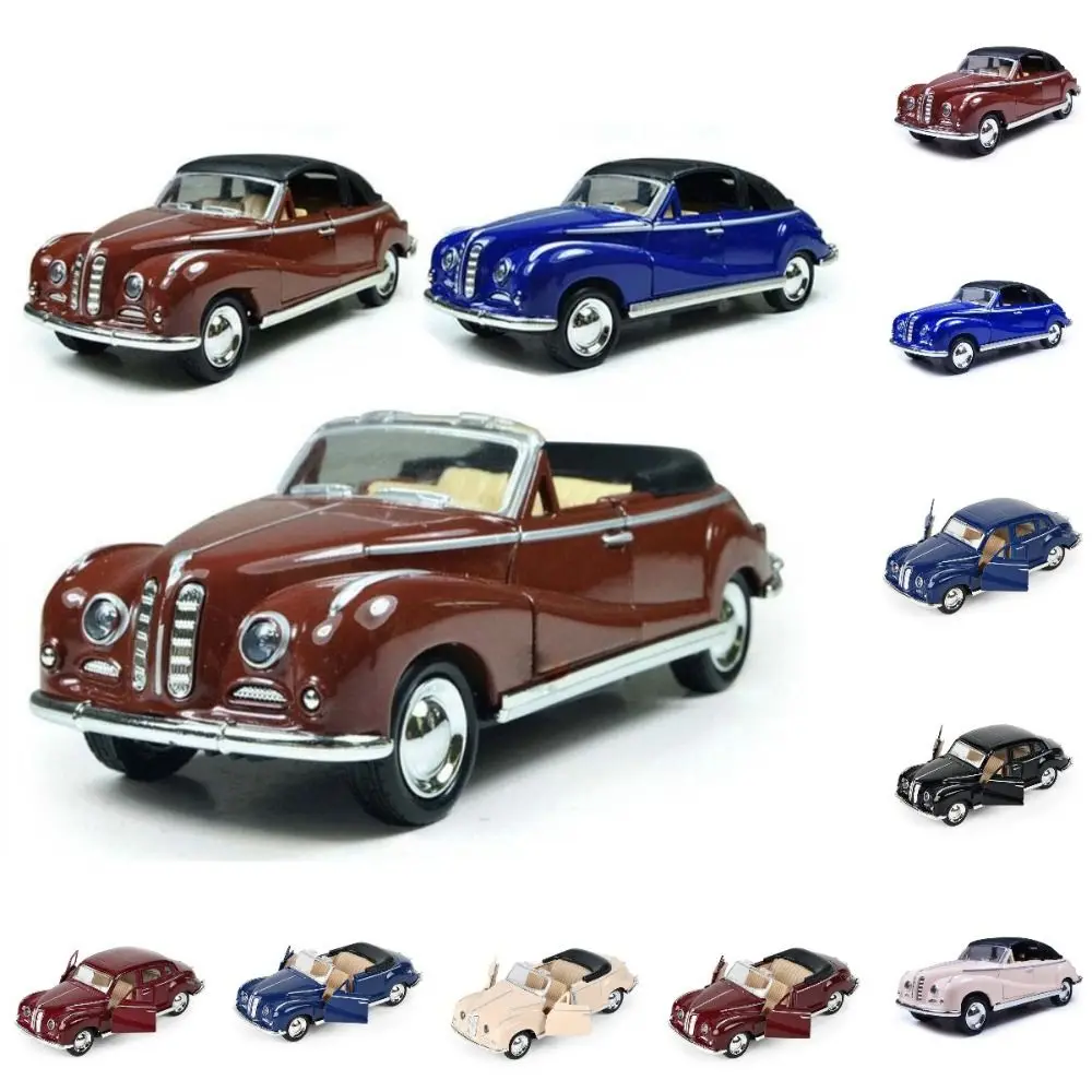 【Factory-direct】 1:32 alloy diecast cars model classic alloy vintage car toy minicar collection model retro art old car toys for boys gift.