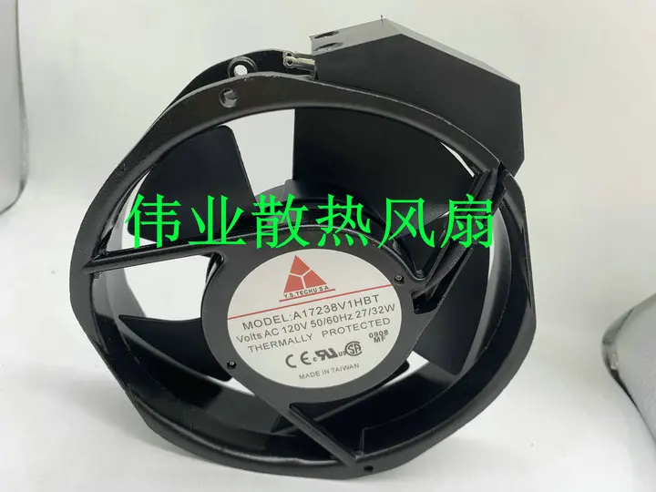 

Бесплатная доставка, совершенно новый A17238V1HBT 120 в 27/32 Вт 17 см, охлаждающий вентилятор для шкафа переменного тока с алюминиевой рамой