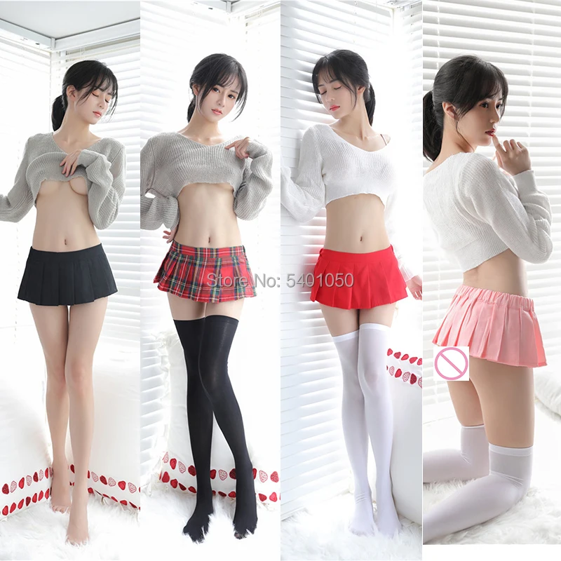 

women fashion skirts cute solid high waist plain skater flare pleated short mini hot skirts micro mini pleated skirt stage wear