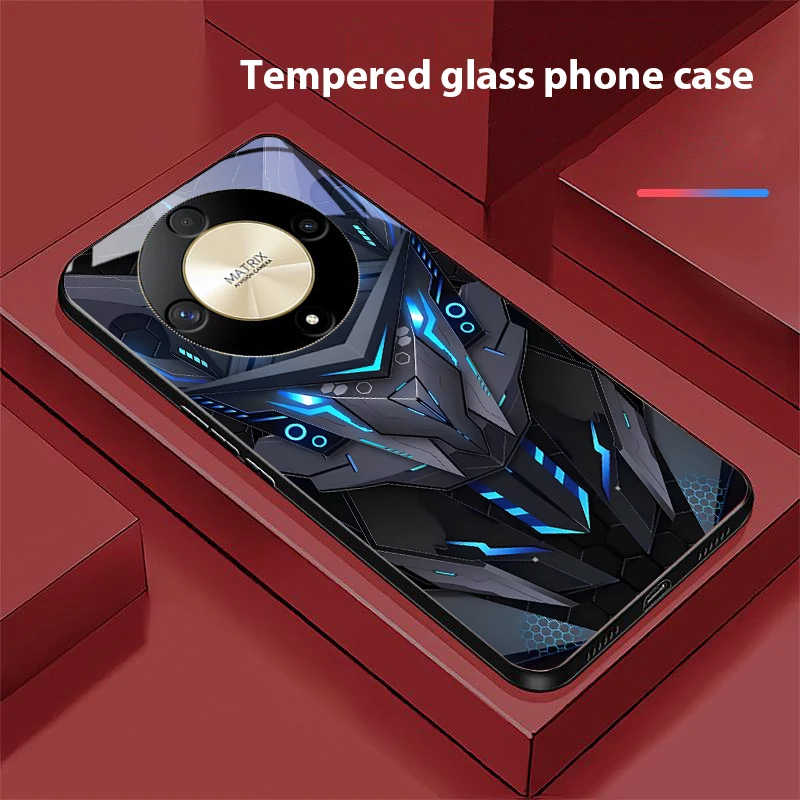 Creative Mech For Honor Magic Tempered Glass Phone Case - Sleek & Durable Protection
