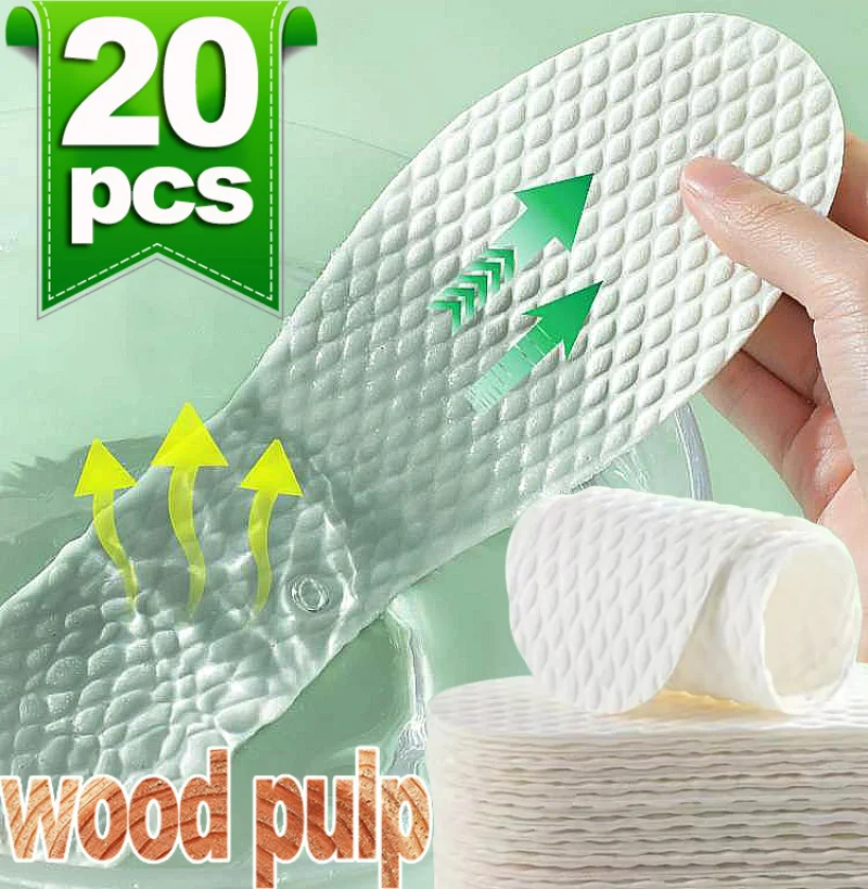 1/6/10PairsDisposableInsolesNaturalWoodPulpInsoleWomenMenSummerThinBreathableDeodorantSweatAbsorptionShoePads-AliExpress322