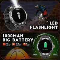 T-rex 3 ULtra militaire qualité 1000mAh batterie montre intelligente 10ATM étanche GPS appel AMOLED HD hommes 100 + Sport 2025 nouvelle montre intelligente 6