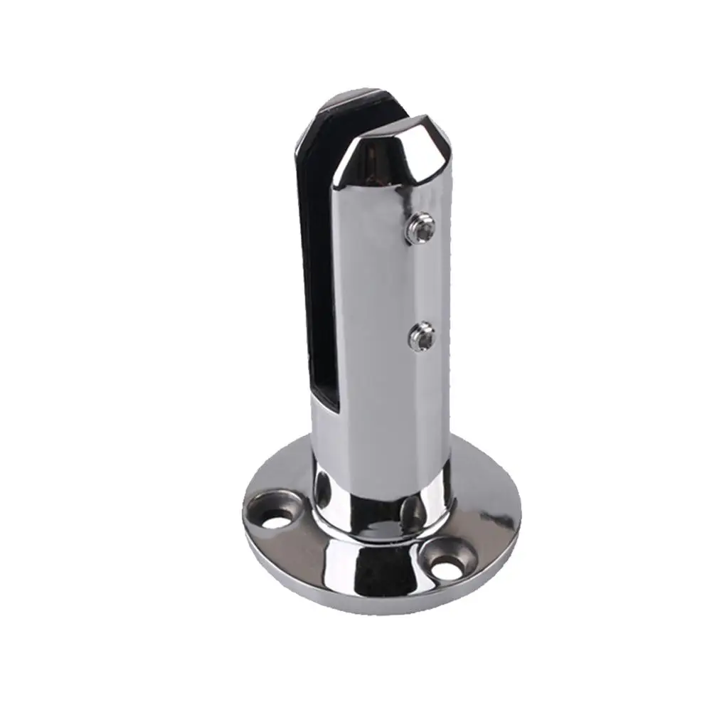 Description Picture 3 of itemStainless Steel Glass Clamp Swimming Pool Fence Clip Handrail Stair Fixed Clamp Fittings Heavy Stand Glass Floor Duty V3P2