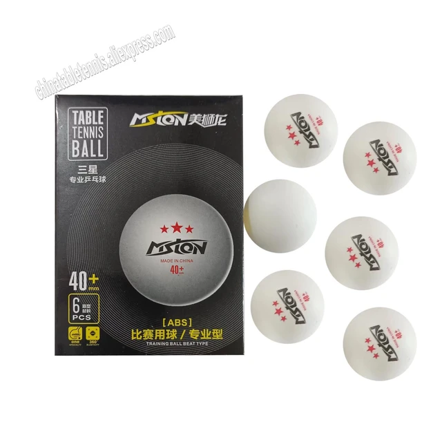 Balles de ping-pong colorés 6 pcs