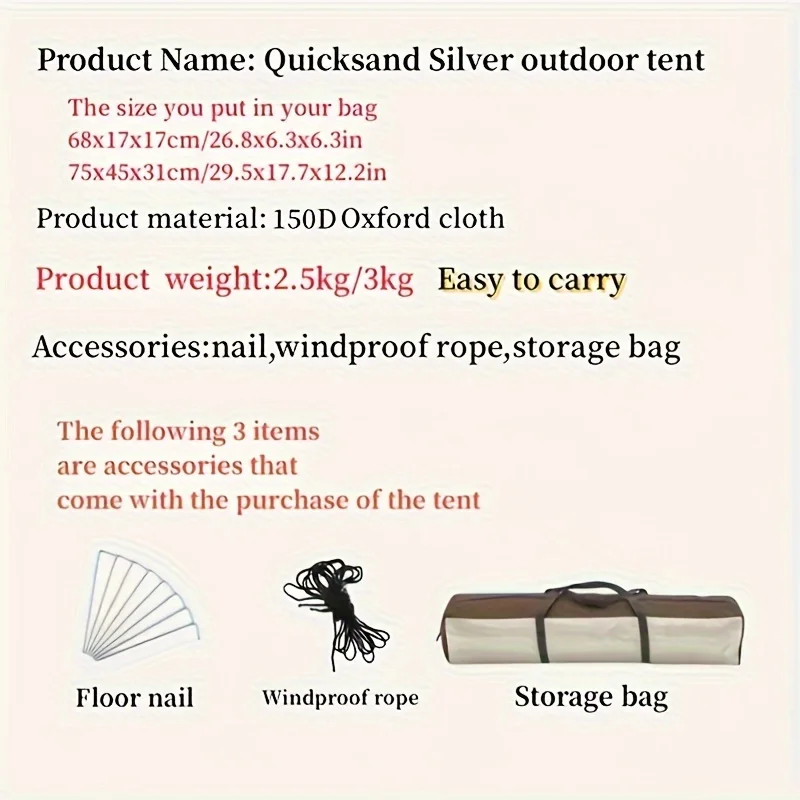 Ultimate Quick-Pitch Waterproof Tent-Automatic, Mosquito-Proof, Sunscreen, Portable, and Spacious for Outdoor Camping