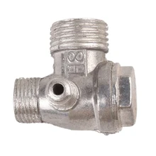 

3-Port Aluminum Alloy Male Thread Check Valve Connector Tool For Air Compressor 20mm/16mm/10mm Air Compressor Check Valve
