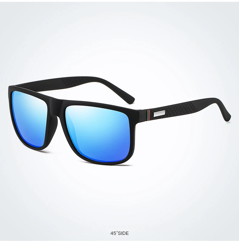 Luxuriöse Retro-Quadrat-Sonnenbrille für Herren und Damen, modische Sonnenbrille zum Autofahren und Angeln, Marken-Designer-Brille für Männer – Detail 12