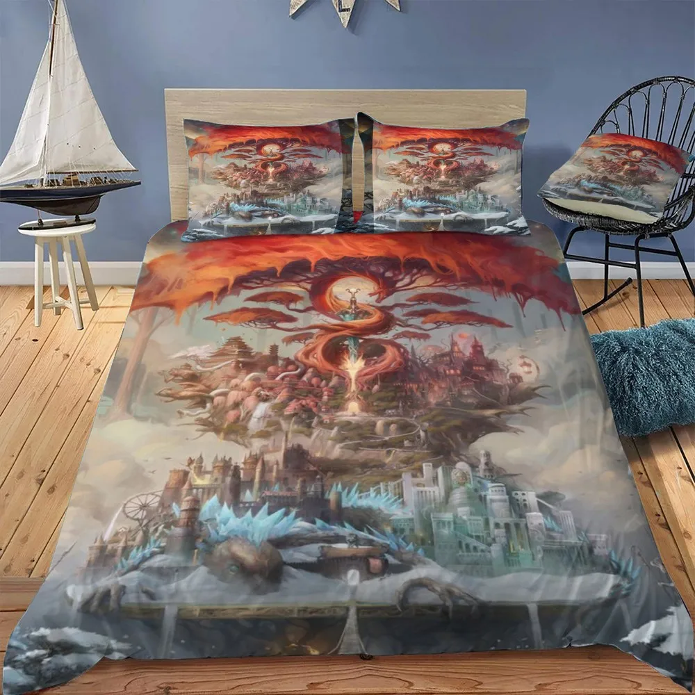 

The Painted World Bedding Set For Bedroom Soft Bedspreads For Double Bed Duvet Cover Quality Quilt Cover And Pillowcase