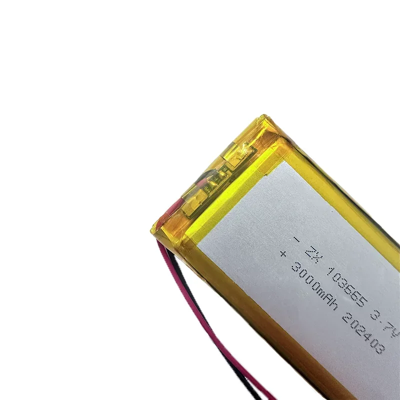 K&Y&ページ 3.7V 3000mAh 103665 Lithium polymer Rechargeable Battery For