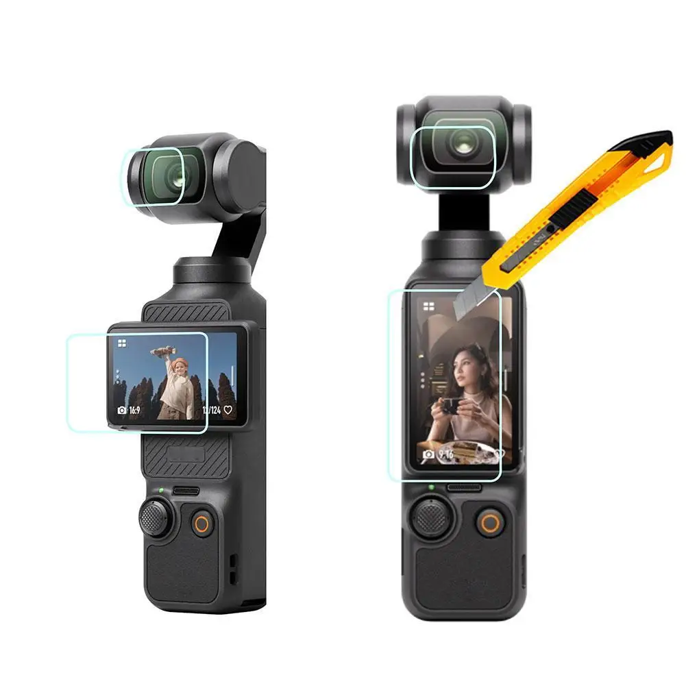 

1 компл. Протектор экрана объектива для dji Osmo Pocket 3 Защита от царапин аксессуары для dji Osmo Pocket3 нано защитная пленка