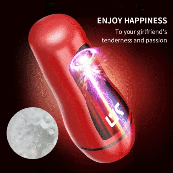 Male Masturbators Cup Vibrator Automatic Sucking Real Vagina Pussy Pocket Male Penis Blowjob Machine Adult Tool Sex Toys for Men 3