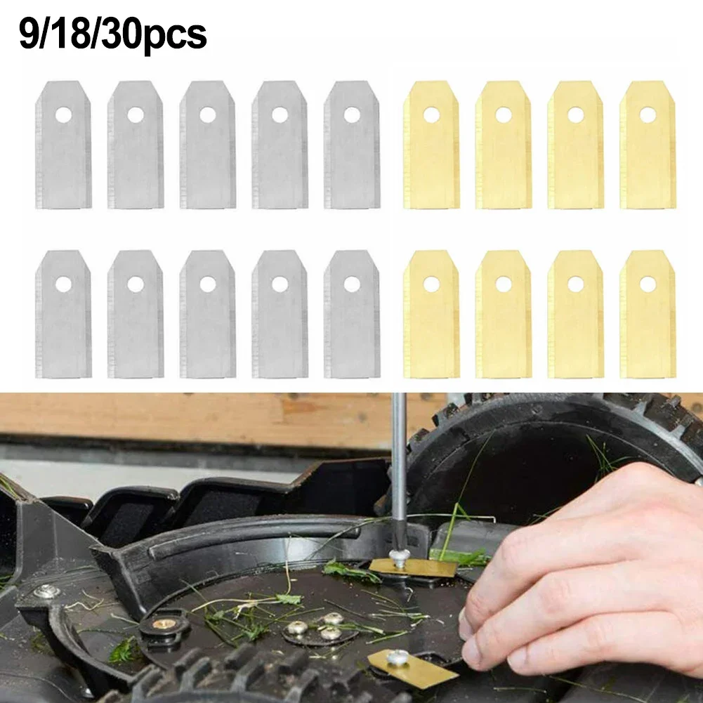 Long Life Span And Weather Resistant These 43mm Replacement Blades And Screws Are Perfect For Robotic Lawn Mowers