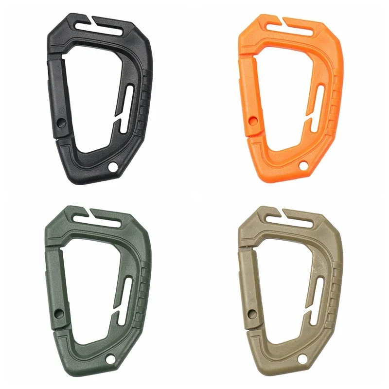 1 Stück Großer D-förmiger Kunststoff-Stahl Taktischer Molle Schnellhaken Aufhängeschnalle Clip für Outdoor Camping Rucksack Tasche EDC Werkzeug Zubehör – Detail 3