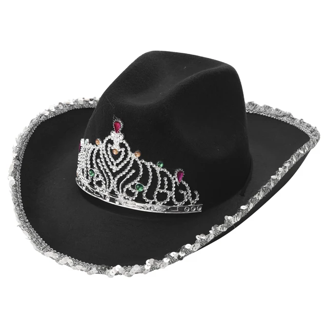 Prom Party Crown Cowboy Hat Western 