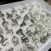 Wholesale 50Pcs  Fashion Snake Metal Alloy Rings 5