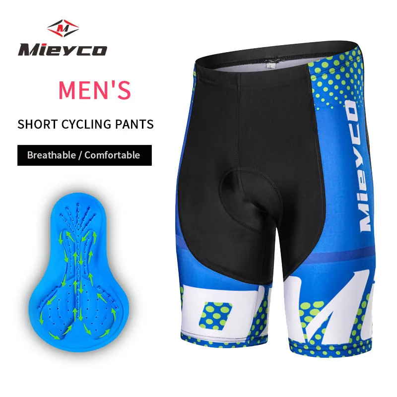 Men's Cycling Shorts with 3D Gel Pad - Summer MTB & Road Bike Apparel