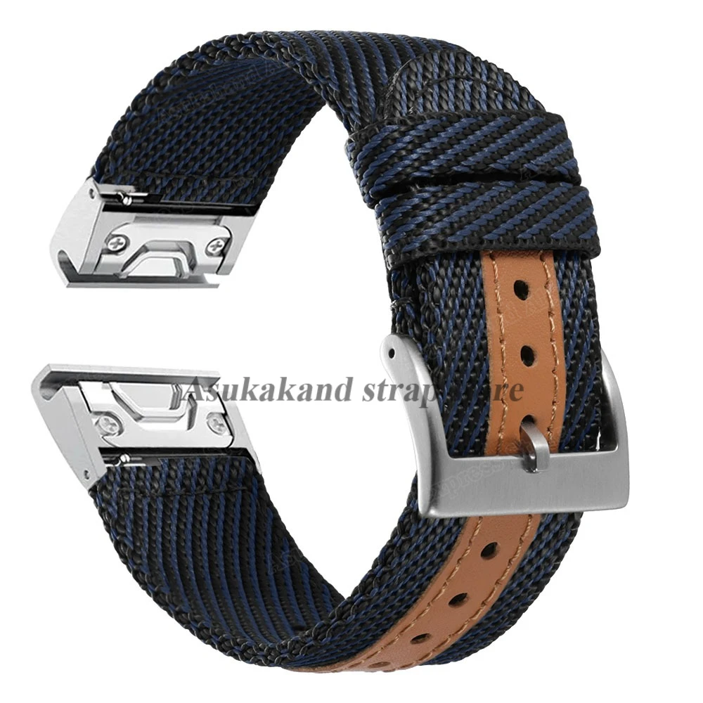 Durable Quick-Release Nylon Watch Strap - Canvas Bracelet, Various Sizes
