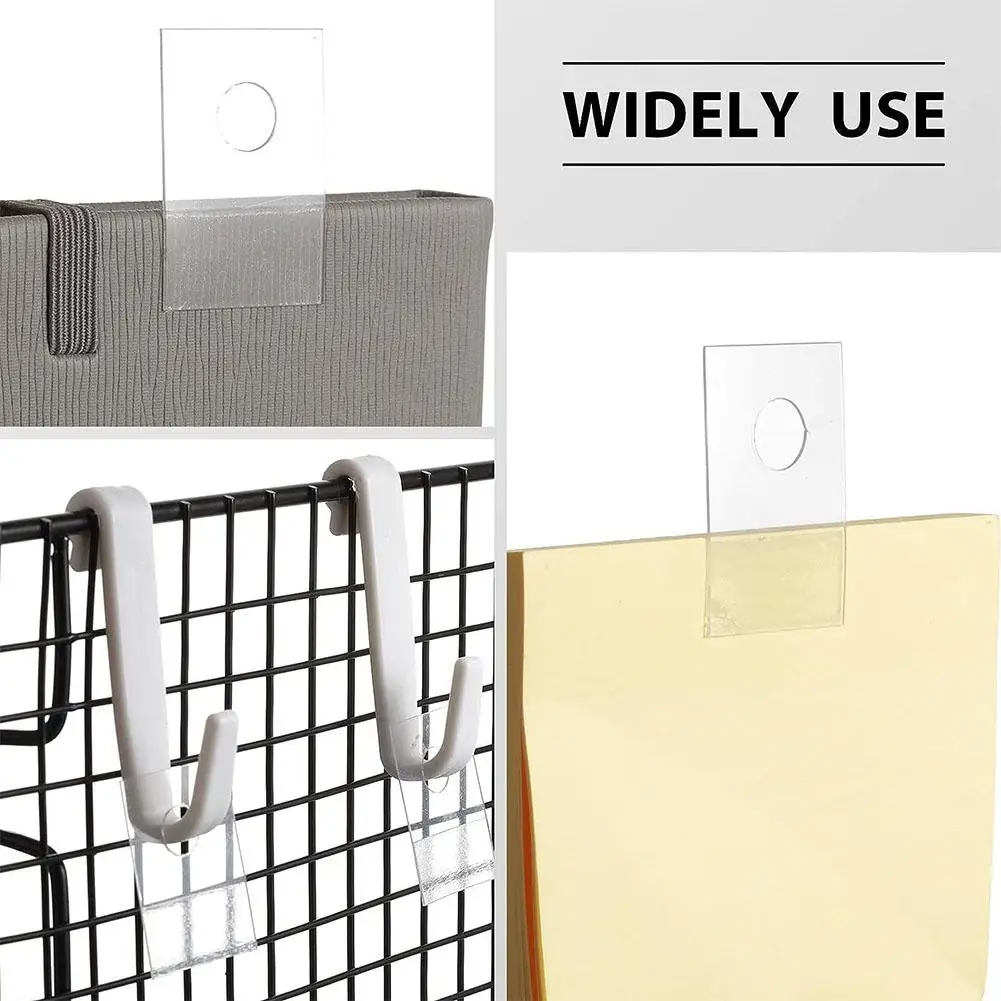 100 Stück Hängelaschen mit rundem Loch, Hängeetiketten, Verstärkung, selbstklebende, robuste Display-Tags zum Aufhängen von Einzelhandelsdisplays – Detail 18