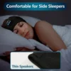 1pc Soft Ear Mask Headband Travel Essential Ultra-Thin Headband For Sleeping, Workout, Jogging, Yoga Meditation, Air Travel 2
