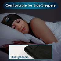 1pc Soft Ear Mask Headband Travel Essential Ultra-Thin Headband For Sleeping, Workout, Jogging, Yoga Meditation, Air Travel 2