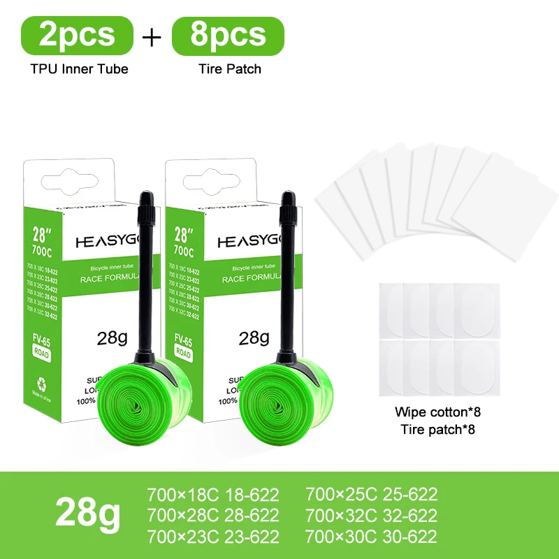 2pcs Green 8Patch