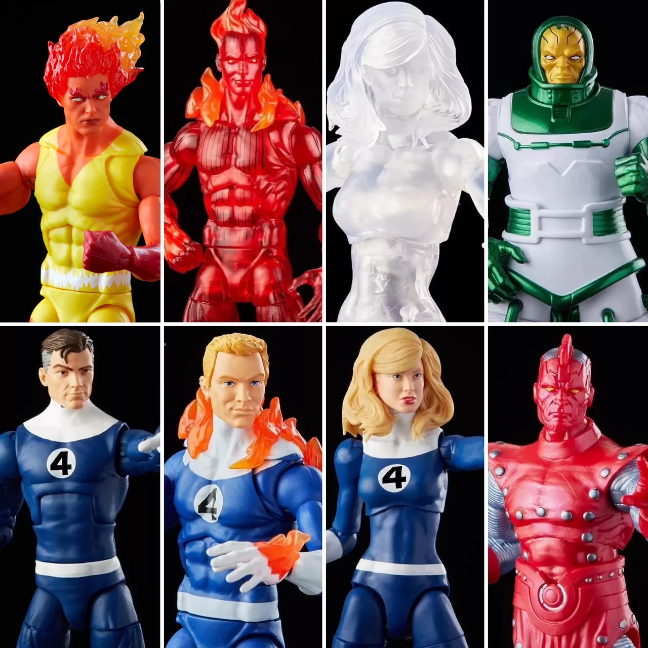 MARVELフィギア　X-MEN Fantastic Four 7点未開封品 Marvel Legends Fantastic Four Action Figure, Retro Wave Firelord