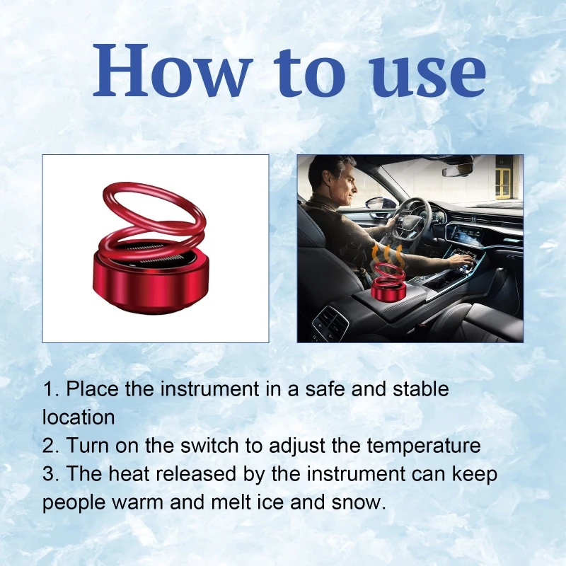 Portable Kinetics Molecular Heater Kinetics Molecular Heater Mini Portable Car Snow Removal Accessories portable molecular heater