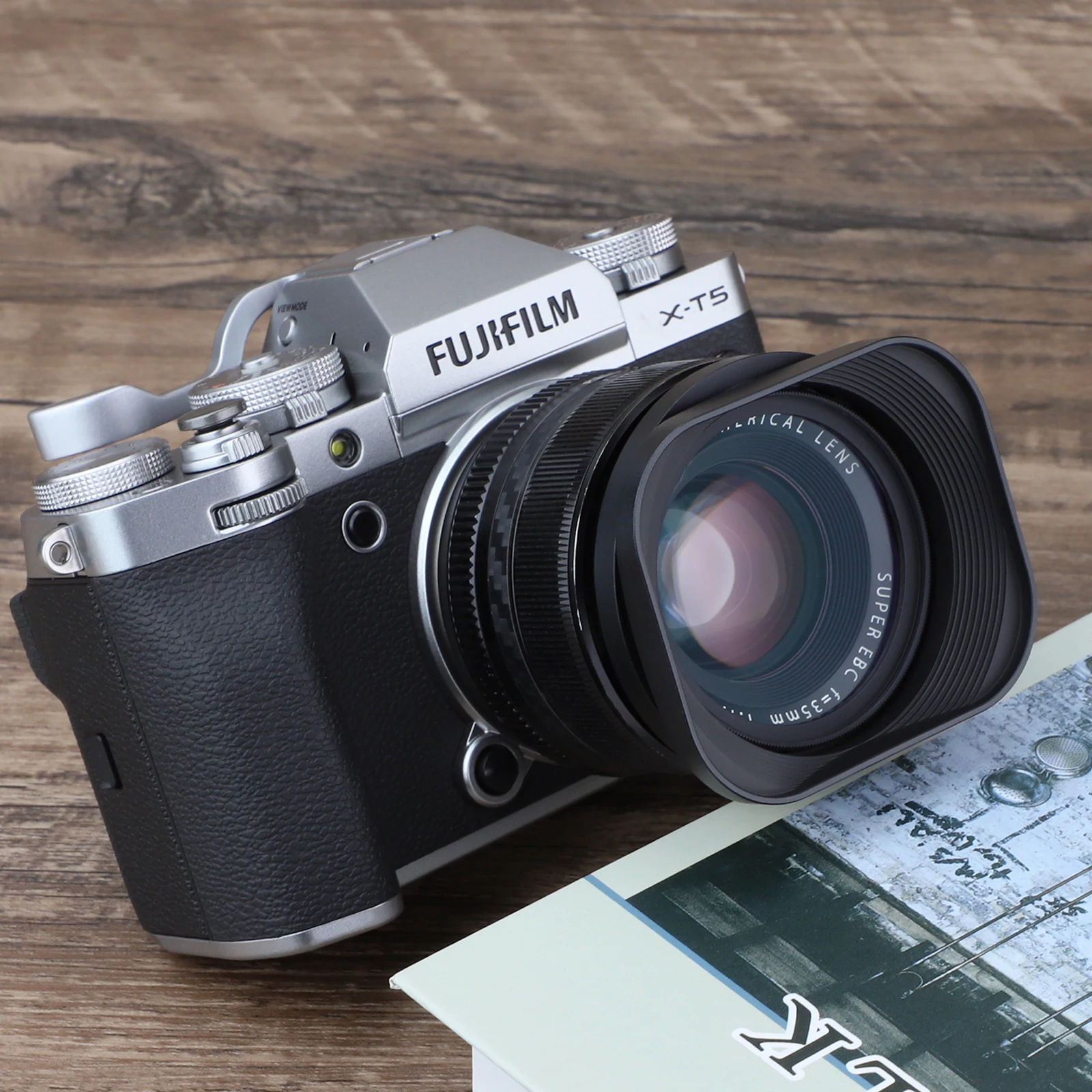 Haoge LH-X35 Bajonett Quadratisch Metall Gegenlichtblende Für Fujifilm Fuji Fujinon XF 35mm F/2 R WR XF35mmF2, XF 23mm F2 R WR XF23mmF2 Und XC 35mm F2 XC35mmF2 Objektiv Ersetzt LH-XF35-2