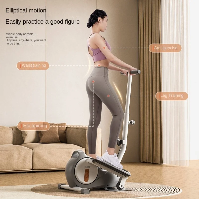 OVOZI Mini Elliptical Home Quiet Walker Fitness Small Elliptical Space Walker Foot Treadmill Escaladora Fitness