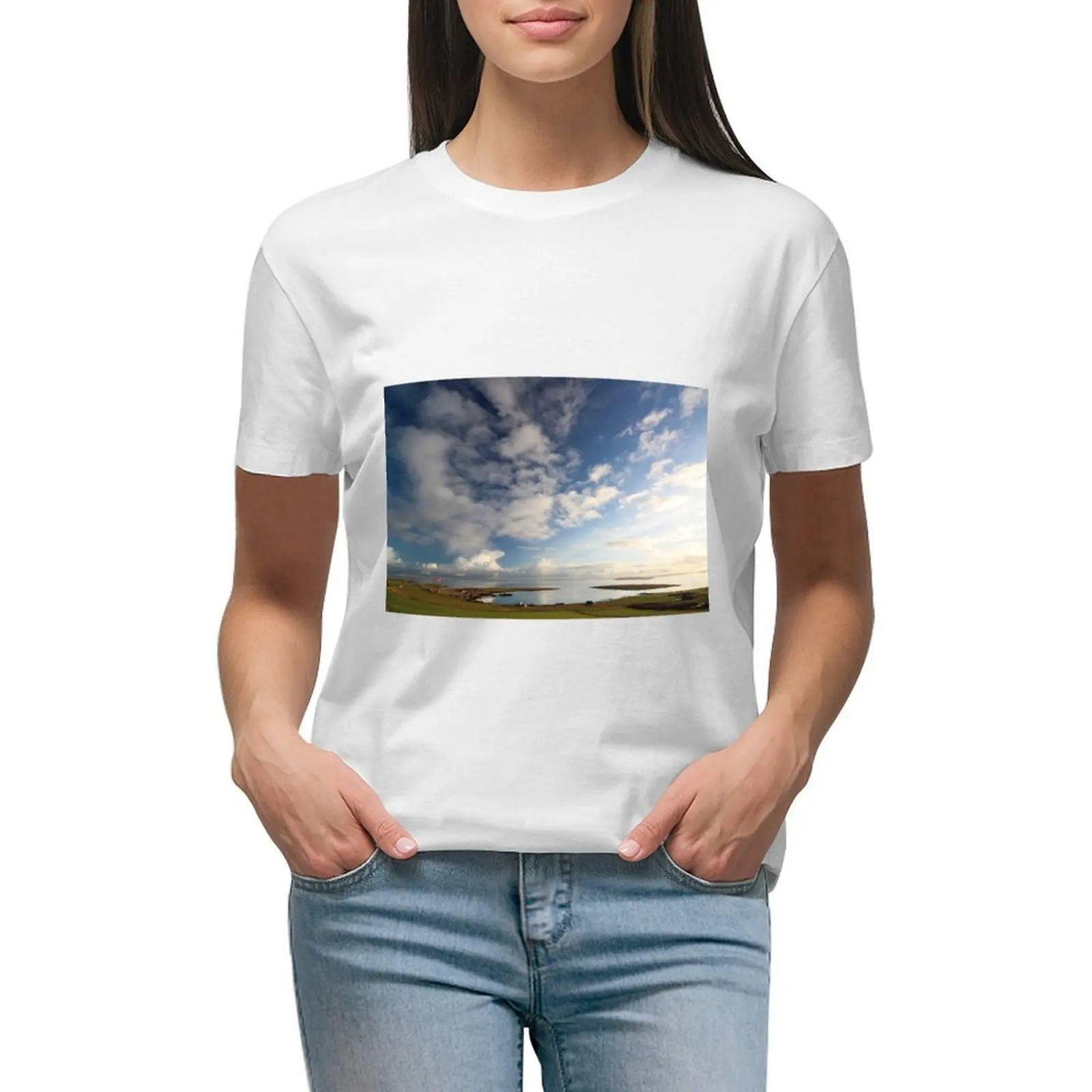 

Sunshine over Scapa Flow T-shirt aesthetic clothes lady clothes t shirts for Women loose fit