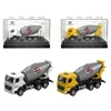 New Huina 1:80 Alloy Engineering Car Model Decoration Fun Alloy Children's and Boys Toy Car Model Acrylic Box Packaging 5