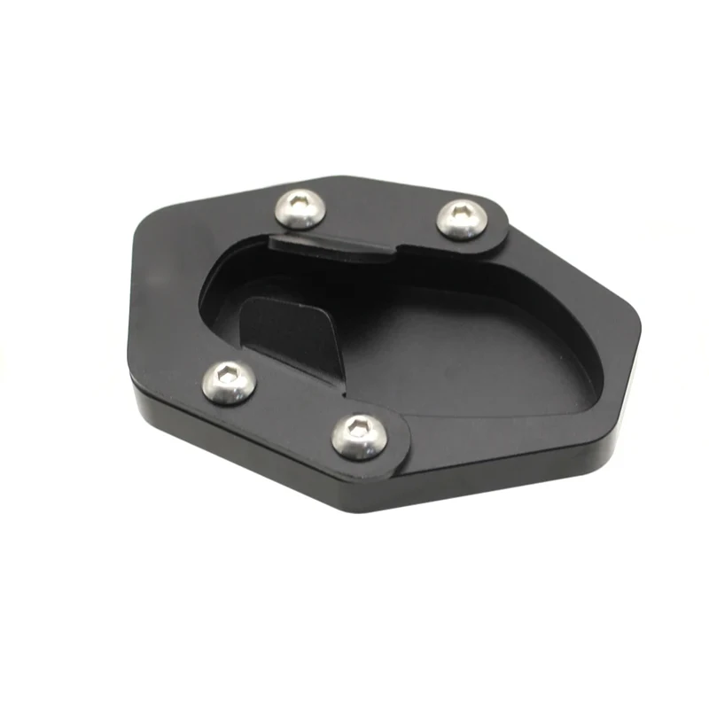 Piastra Di Base Per Cavalletto Laterale Per Moto HIMALAYAN 450 - Alluminio CNC - 2024 2025 - Nero E Argento - 6