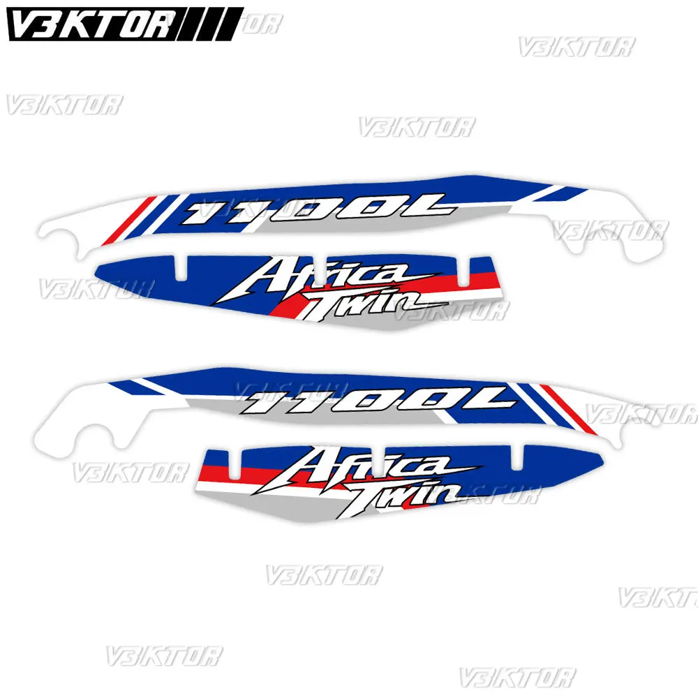 Motorcycle Handguard Shield Protector Decal Kit