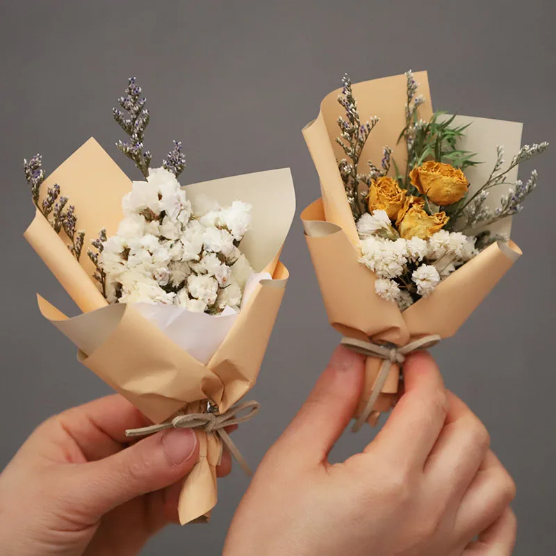 Small Natural Dried Flowers Bouquet Mini Babysbreath Natural Fresh Dried  Preserved Flowers Dry Flowers Press Mini Photography De - AliExpress