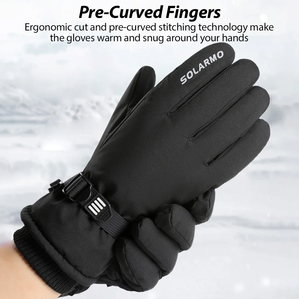 Winter-wasserdichte Touchscreen-Handschuhe für Männer und Frauen, winddicht, rutschfest, warm, Radfahren, Motorrad, Skifahren, Fahren, Sport, Angeln – Detail 10