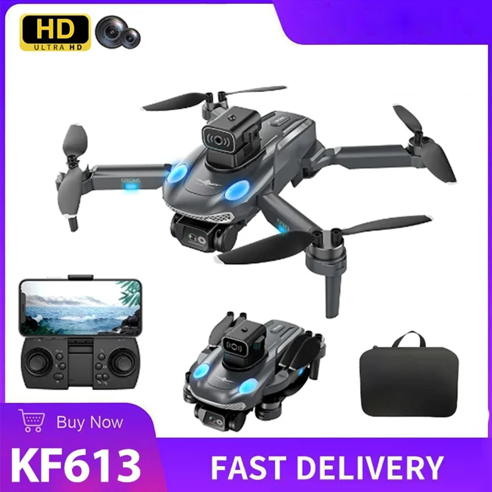 

2024 KF613 RC Drone Professional HD Camera Aerial Photography Brushless Motor Quadcopter WIFI GPS Obstacle Avoidance Toy Gift