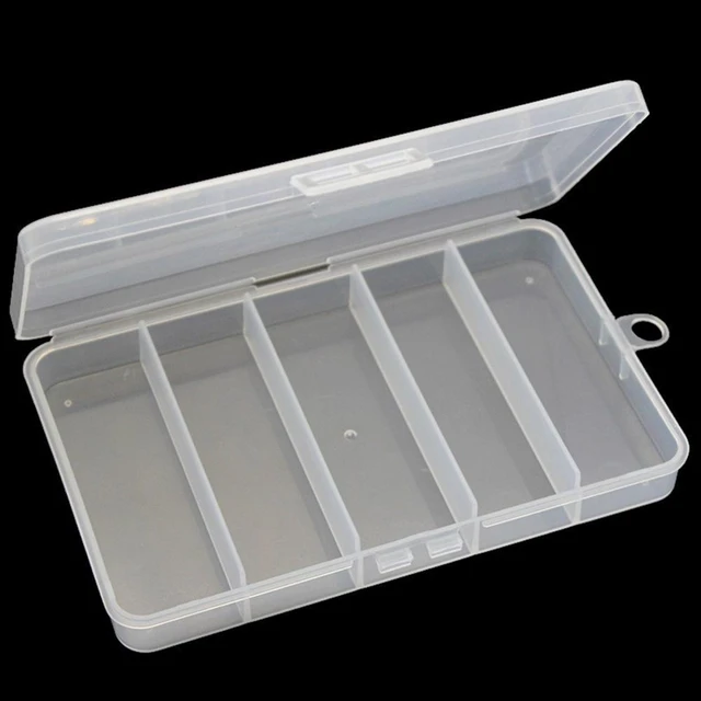 Caja de plástico para aparejos de pesca, estuche de almacenamiento de  Señuelos de Pesca, caja de cebo de pesca portátil con doble hebilla para  exteriores - AliExpress