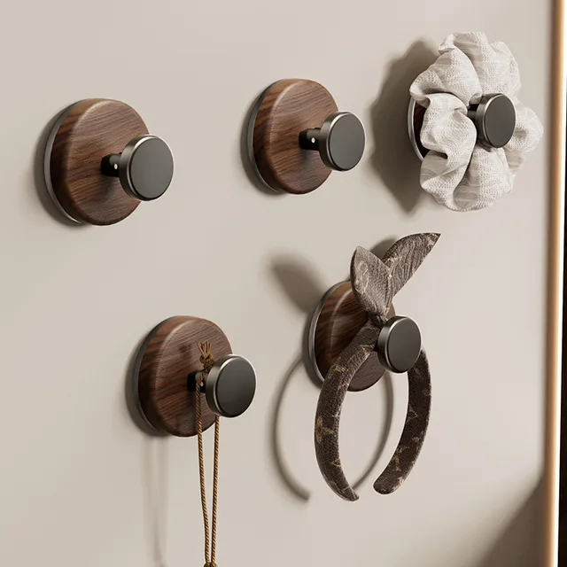 1/4 PC ห้องน้ํา Robe Coat ผ้าเช็ดตัวดูดถ้วย Hook กันน้ําเสื้อผ้าแขวนกระเป๋า Sucker Hook ประตูตู้เสื้อผ้าตู้ลิ้นชักจับ 1