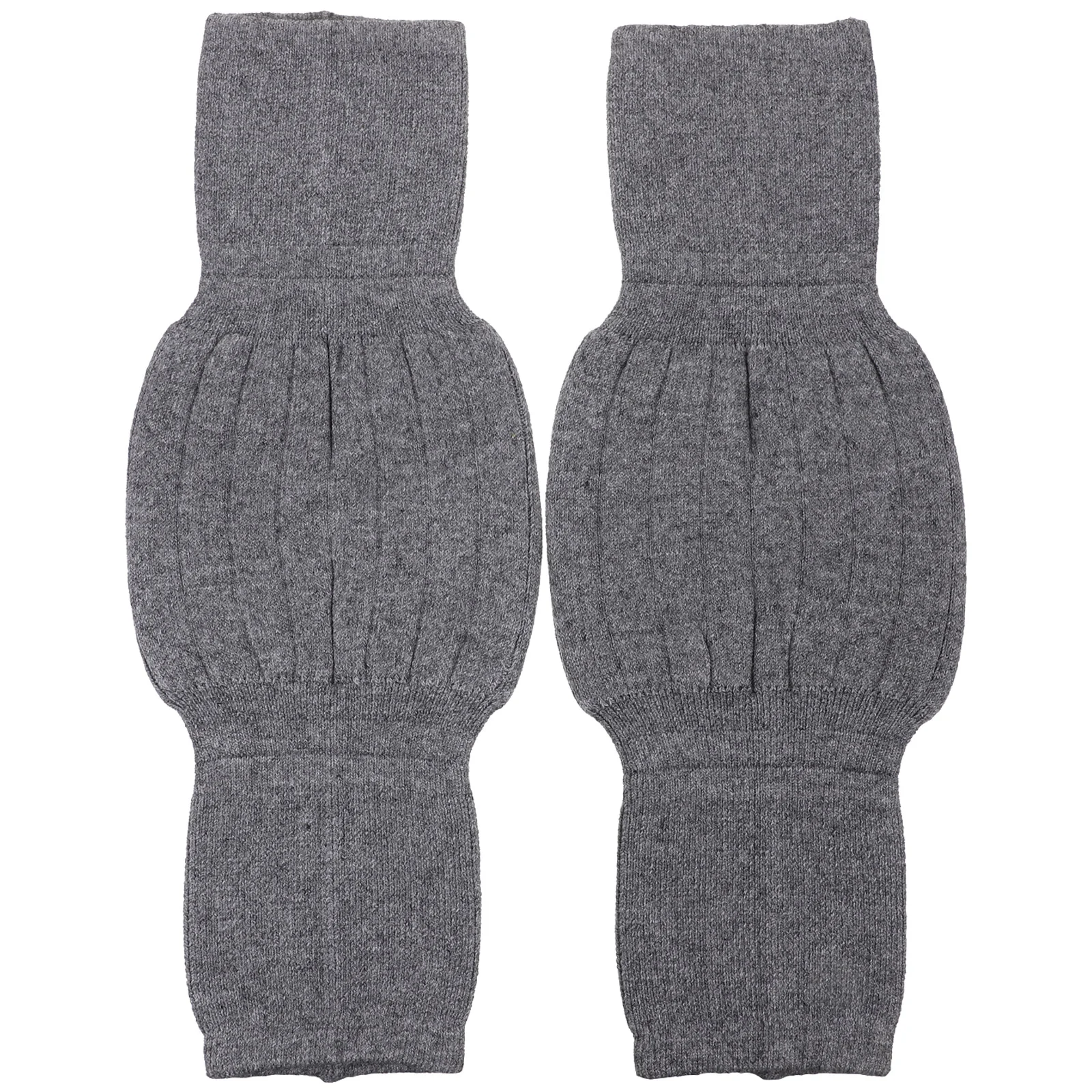 

2 Pcs Cashmere Knee Pads Bike Stand Comfort Cover Thicken Protector Texture Comfortable Wear Improves Blood Circulation Elder