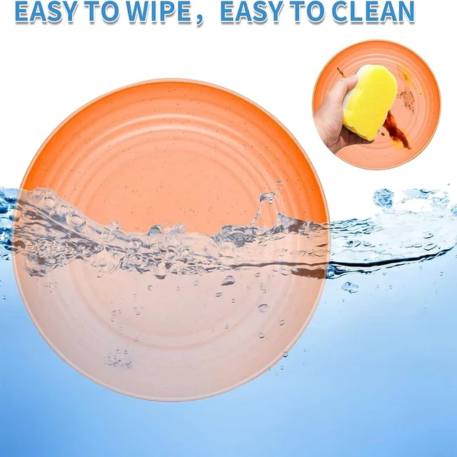 Platos de fibra de trigo estilo nórdico: Ecológicos y Resistentes | Emoape