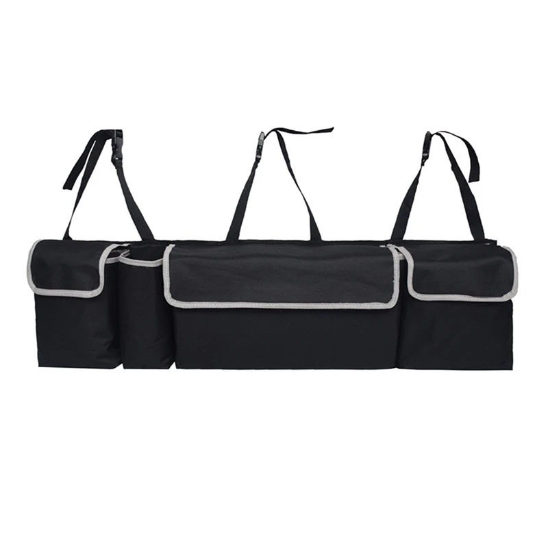 

Large Capacity Multifunctional Long Car Seat Backrest Storage Bag SUV Backseat Multifunctional Bags Universal Car Bags