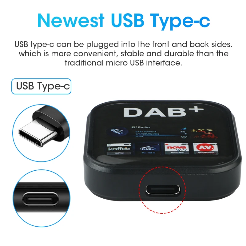 DAB/DAB+ Antenna USB Adapter Android Car Radio GPS Stereo Receiver Player for Europe Universal Signal Head Unit dab antenna