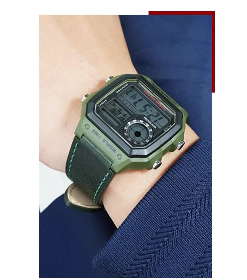 18 mm Retro-Uhrenarmband aus Rindsleder für G-Shock Casio A158 A158W/A168/f91w/AE-1200/A159/A169 AE1300 Serie Vintage Schnellverschluss-Armband – Detail 6