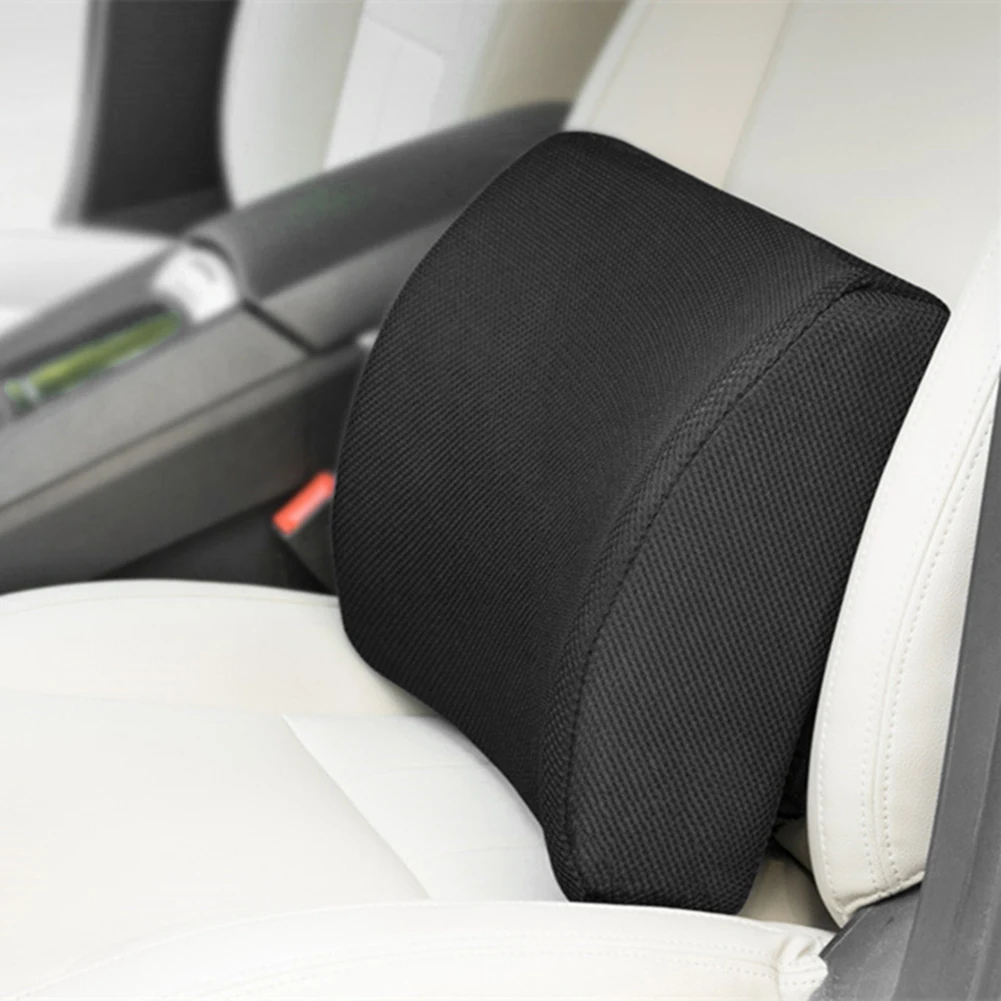Back Pillow Car Seat Back Support Electric Massage Lumbar for Car Office  Seat Support Health Care Lumbar Pad Auto - AliExpress