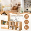Multi-Functional Adjustable Kids Bookcase, Kids Storage Shelf for Bedroom, Playroom, Nursery Easy Assembly 4