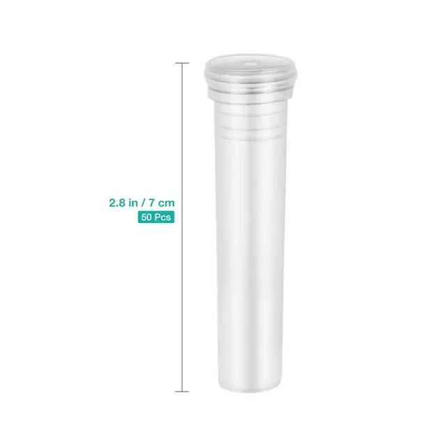 25/50 Db Táplálkozási Műanyag Cső Virágcsövek Friss Virágok Virágellel Ellátott Táplálék -Víztartály Virágüzletkészletek - Image 3