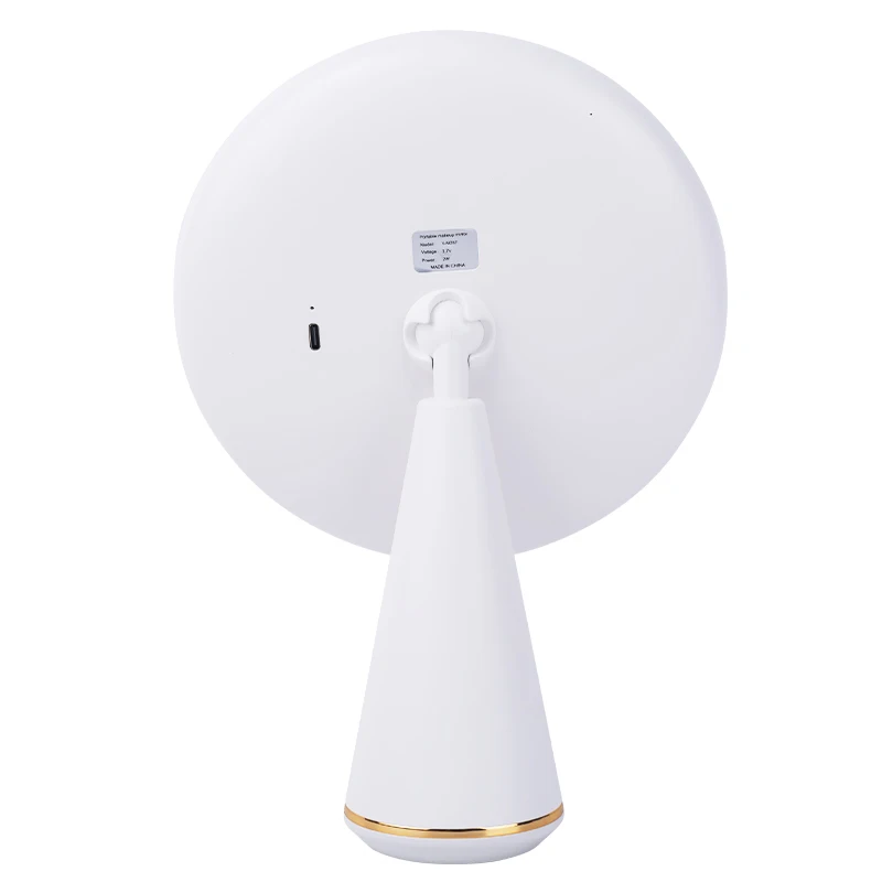 LED vanity mirror intelligent adjustable three-color light vanity mirror desktop fill light one touch charging model