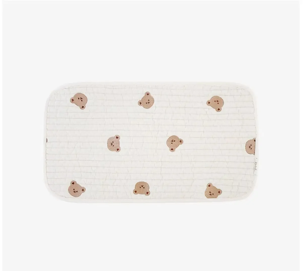 Cute Bear Cotton Muslin Cloud Pillow Baby Anti Vomiting Pillow Pad Gauze Towel Infant Flat Bedding Babies Accessories0-6M